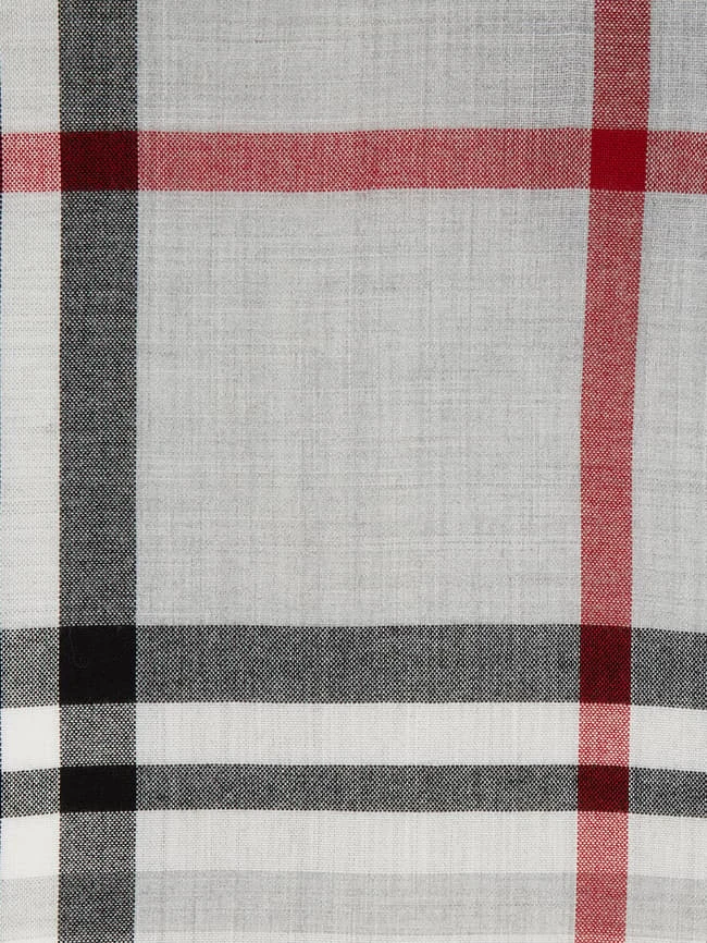 Fraas Schal Mit Tartan-Karo - Mittelgrau 3 Fraas Schal Mit Tartan-Karo - Mittelgrau – Bild 3