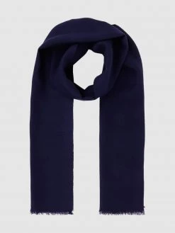Fraas Schal Aus Wolle - Dunkelblau