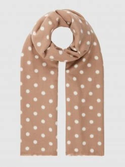 Kurt Beines Schal Mit Punktmuster - Camel