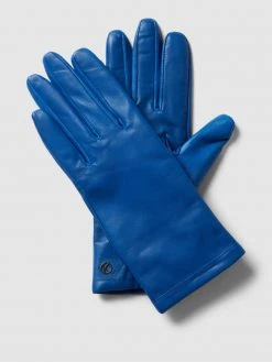 Kessler Handschuhe Mit Label-Detail Modell 'Chelsea' - Ozean Blau
