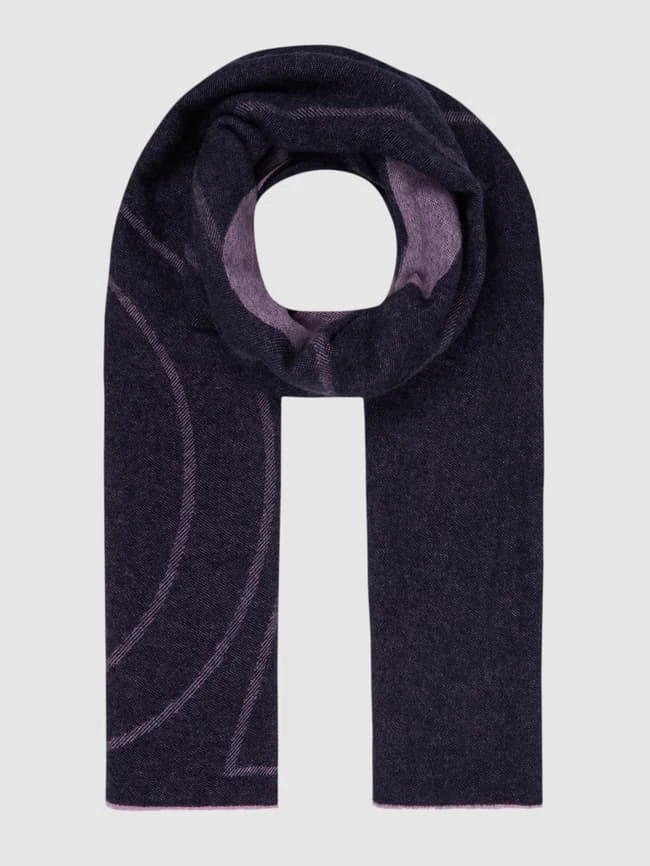 JOOP! Schal Mit Logo Modell 'Ake' - Marineblau 1 JOOP! Schal Mit Logo Modell 'Ake' - Marineblau