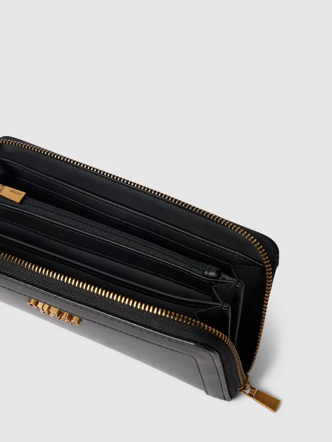 Guess Portemonnaie Mit Label-Applikation Modell 'ABEY' - Schwarz 3 Guess Portemonnaie Mit Label-Applikation Modell 'ABEY' - Schwarz – Bild 3