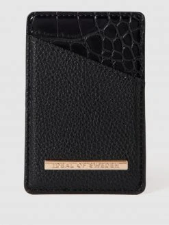 Ideal Of Sweden Kartenetui Mit Label-Detail - Schwarz