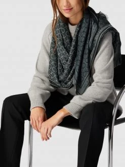 CK Calvin Klein Schal Mit Label-Details Modell 'MONOGRAM' - Schwarz