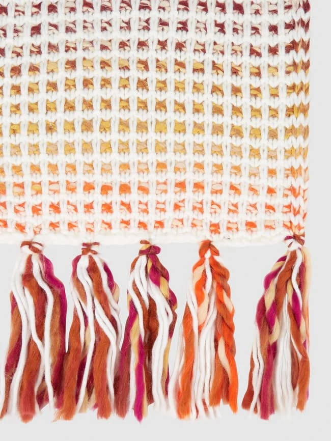 Barts Schal Mit Fransen Modell 'Myonet' - Bordeaux Rot 2 Barts Schal Mit Fransen Modell 'Myonet' - Bordeaux Rot – Bild 2