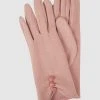 Eem-fashion Touchscreen-Handschuhe Mit Zierknöpfen - Hellrosa