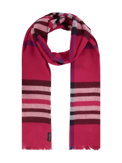 Fraas Schal Mit Tartan-Karo - Fuchsia