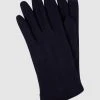 Eem-fashion Touchscreen-Handschuhe Aus Jersey - Marineblau