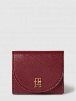 Tommy Hilfiger Portemonnaie Mit Label-Detail Modell 'Life' - Bordeaux Rot