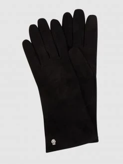 Roeckl Handschuhe Aus Veloursleder - Schwarz