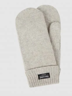 Eem-fashion Fäustlinge Aus Wolle - Mittelgrau