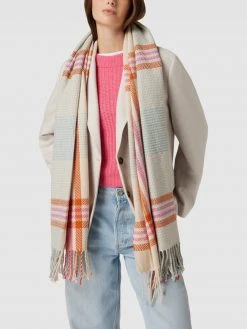 Vila Schal Mit Strukturmuster Modell 'VIDELINA Scarf' - Offwhite
