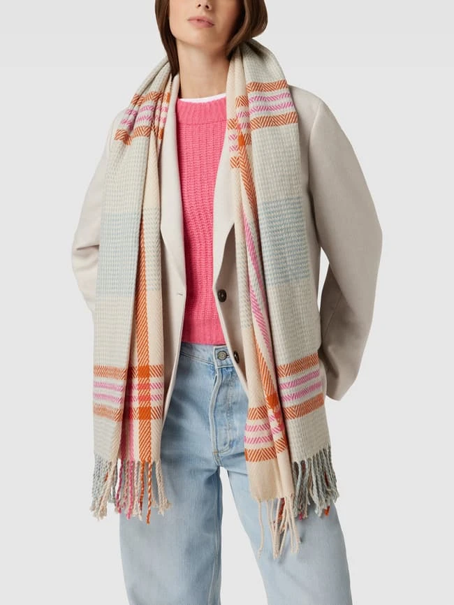 Vila Schal Mit Strukturmuster Modell 'VIDELINA Scarf' - Offwhite 1 Vila Schal Mit Strukturmuster Modell 'VIDELINA Scarf' - Offwhite