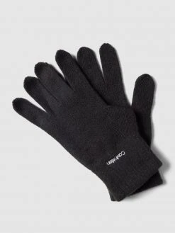 CK Calvin Klein Handschuhe Mit Label-Stitching Modell 'Organic' - Schwarz