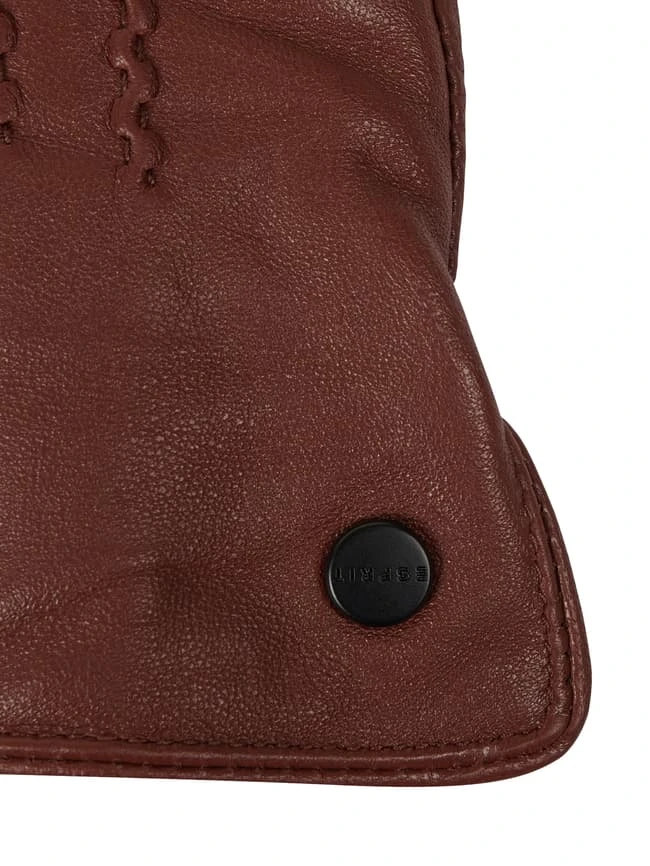 Esprit Touchscreen-Handschuhe Aus Lammleder - Dunkelbraun 2 Esprit Touchscreen-Handschuhe Aus Lammleder - Dunkelbraun – Bild 2