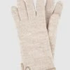 Roeckl Handschuhe Aus Gewalkter Schurwolle - Beige