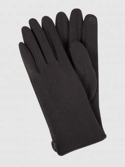 Eem-fashion Touchscreen-Handschuhe Aus Jersey - Anthrazit