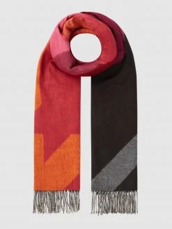 Fraas Schal Mit Allover-Muster - Fuchsia