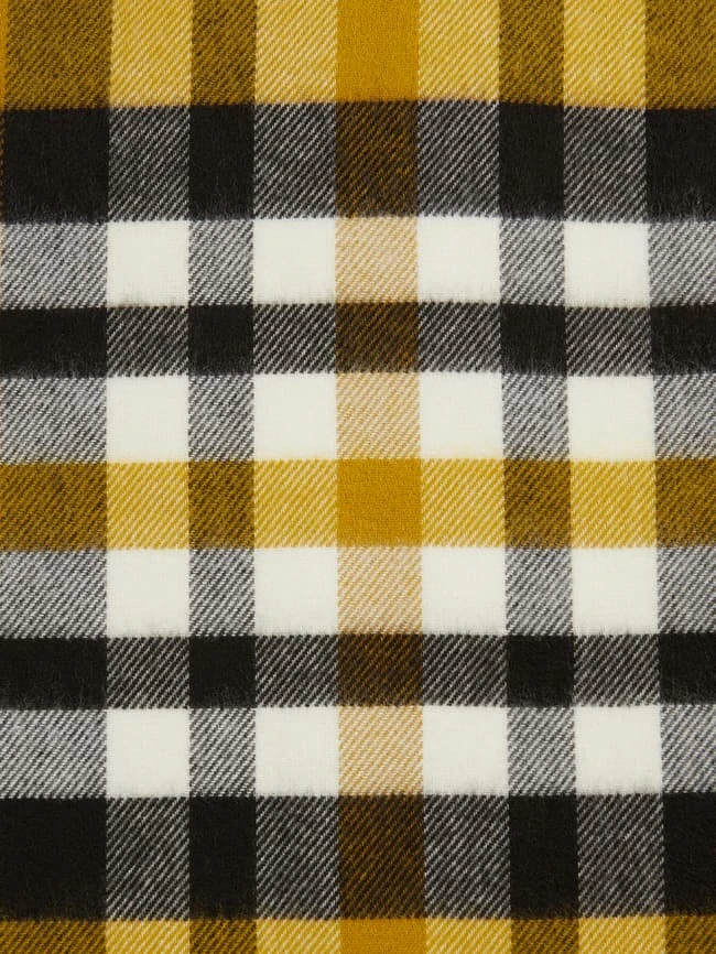 Fraas Schal Mit Karomuster - Senfgelb 3 Fraas Schal Mit Karomuster - Senfgelb – Bild 3