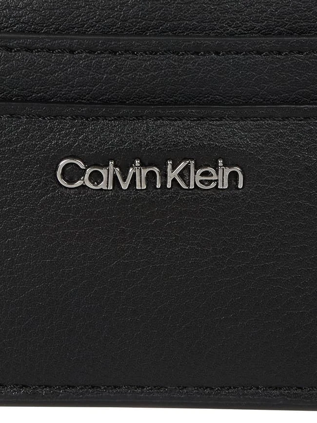 CK Calvin Klein Kartenetui In Leder-Optik - Schwarz 2 CK Calvin Klein Kartenetui In Leder-Optik - Schwarz – Bild 2