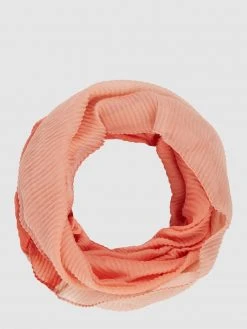 S.Oliver RED LABEL Loop-Schal Mit Plisseefalten - Koralle