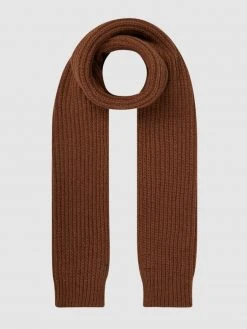 Loevenich Schal Mit Rippenstruktur - Hellbraun