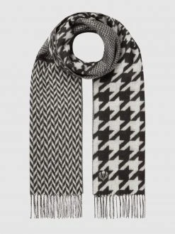 Fraas Schal Mit Mustermix - Schwarz