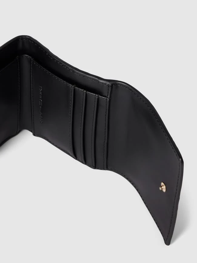 Tommy Hilfiger Portemonnaie Mit Label-Applikation Modell 'PLUSH' - Schwarz 3 Tommy Hilfiger Portemonnaie Mit Label-Applikation Modell 'PLUSH' - Schwarz – Bild 3