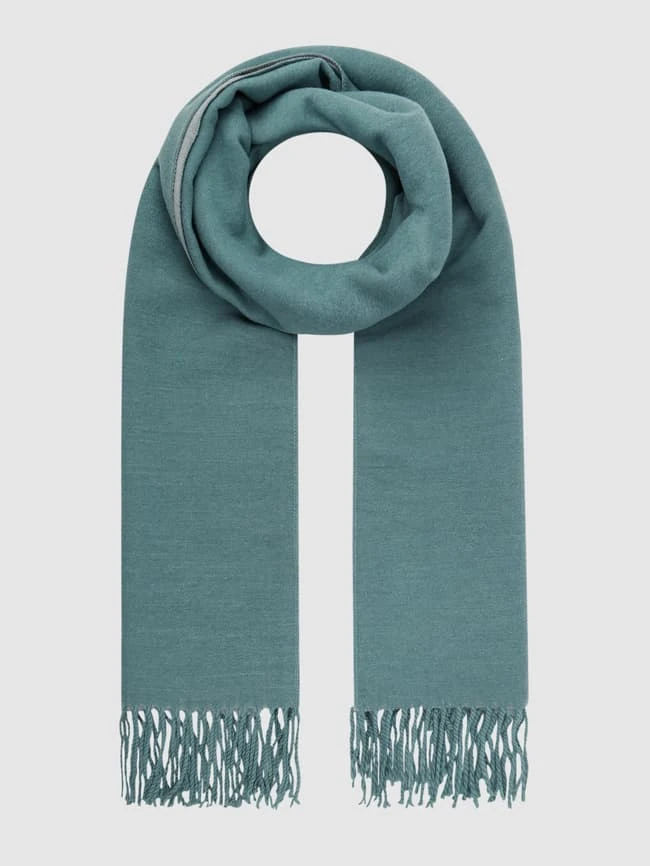 Kurt Beines Schal Mit Baumwoll-Anteil - Dunkelgrün 1 Kurt Beines Schal Mit Baumwoll-Anteil - Dunkelgrün