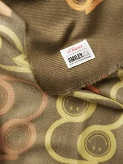 S.Oliver RED LABEL Schal Mit Smiley®-Prints - Khaki -Barts Shop 9h1kedq58p3l2j9g8gsl8ihjaks4sci66oql8h2m852lckal6p54ajib9t5jaja19h554j2b9sskcl9hago6cp32cos3ae9gcco3cp1k74s32e1g70p64oj66coj6p3260rm4oo