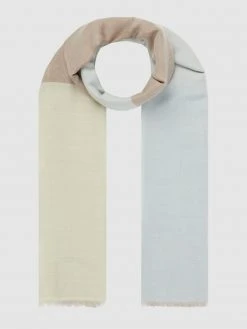 Becksöndergaard Schal Aus Wolle Modell 'Vikko' - Hellblau