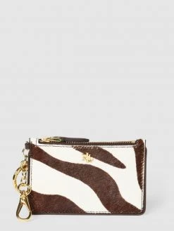 Lauren Ralph Lauren Kartenetui Aus Leder Mit Animal-Print - Schwarz