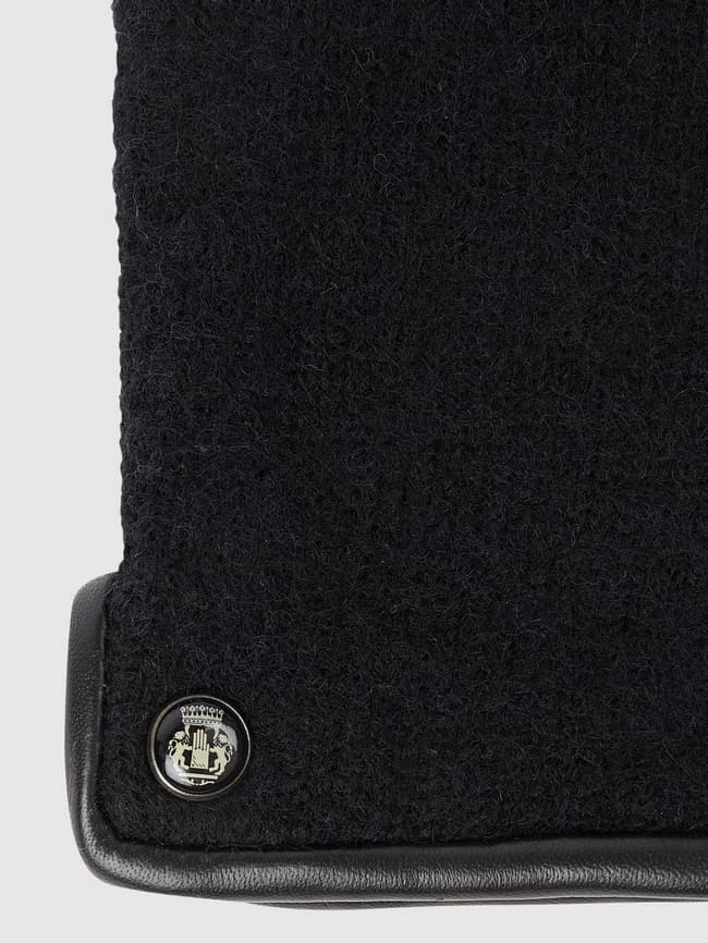 Roeckl Handschuhe Aus Gewalkter Schurwolle - Schwarz 2 Roeckl Handschuhe Aus Gewalkter Schurwolle - Schwarz – Bild 2