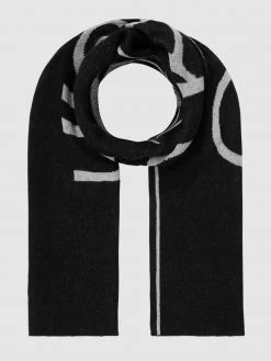 CK Calvin Klein Schal Mit Kaschmir-Anteil - Schwarz