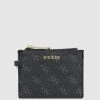 Guess Kartenetui Mit Logo-Muster - Schwarz