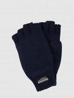 Eem-fashion Handschuhe Aus Wolle - Marineblau