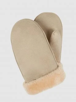 Eem-fashion Fäußtlinge In Shearling-Optik - Beige