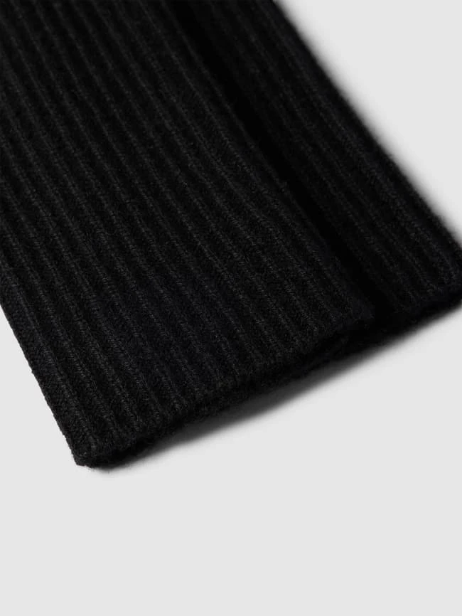 Christian Berg Woman Handschuhe Aus Kaschmir In Strick-Optik - Schwarz 2 Christian Berg Woman Handschuhe Aus Kaschmir In Strick-Optik - Schwarz – Bild 2