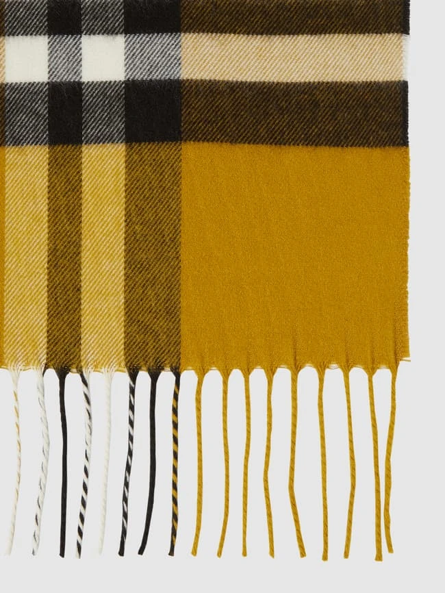 Fraas Schal Mit Karomuster - Senfgelb 2 Fraas Schal Mit Karomuster - Senfgelb – Bild 2