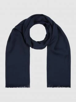 Fraas Schal Mit Viskose-Anteil - Marineblau