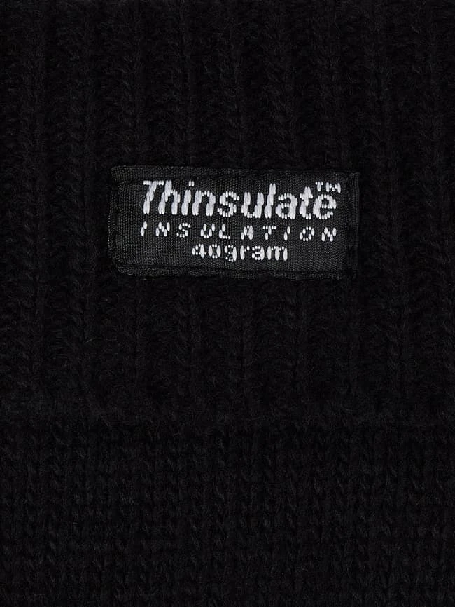 Eem-fashion Fäustlinge Aus Wolle - Schwarz 2 Eem-fashion Fäustlinge Aus Wolle - Schwarz – Bild 2