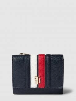Tommy Hilfiger Portemonnaie Mit Label-Details - Dunkelblau