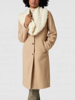 Seeberger Loop-Schal Mit Zopfmuster - Offwhite