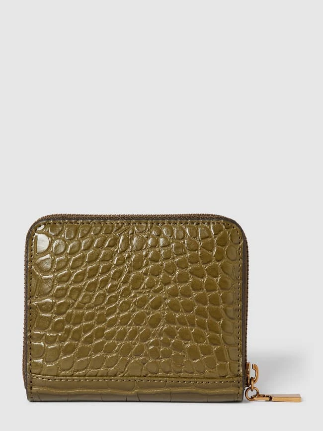 Guess Portemonnaie Mit Label-Applikation Modell 'LAUREL' - Olivgrün 2 Guess Portemonnaie Mit Label-Applikation Modell 'LAUREL' - Olivgrün – Bild 2